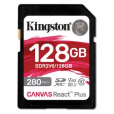 Kingston Technology Canvas React Plus 128 GB SDXC UHS-II Clase 10 (Espera 4 dias)