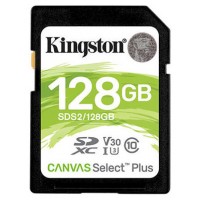 Kingston Technology Canvas Select Plus memoria flash 128 GB SDXC Clase 10 UHS-I (Espera 4 dias)
