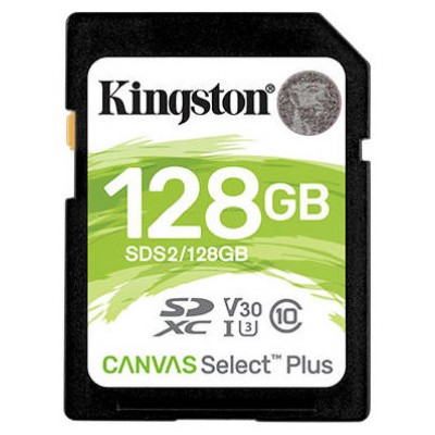 Kingston Technology Canvas Select Plus memoria flash 128 GB SDXC Clase 10 UHS-I (Espera 4 dias)