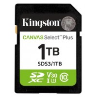 Kingston Technology 1 TB SDXC Canvas Select Plus Gen3 150 MB/s C10 UHS-I U3 V30 (Espera 4 dias) Kingston Technology 1 TB SDXC Canvas Select Plus Gen3 150 MB/s C10 UHS-I U3 V30 (Espera 4 dias)