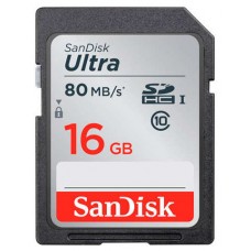 SanDisk Ultra memoria flash 16 GB SDHC UHS-I Clase 10 (Espera 4 dias)