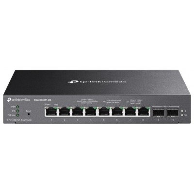 TP-Link Omada SG2210XMP-M2 switch Gestionado L2/L2+ 2.5G Ethernet (100/1000/2500) Energía sobre Ethernet (PoE) Negro (Espera 4 dias)