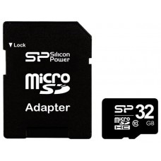 SP MICROSD CARD SDHC 32GB W/ ADAPTOR C10 (Espera 3 dias)