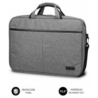 SUBBLIM Maletín Ordenador Elite Laptop Bag 15,6" Grey (Espera 4 dias)