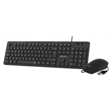 SUBBLIM Teclado Ergonómico y ratón Combo Business Slim Silencioso con cable USB (Espera 4 dias)