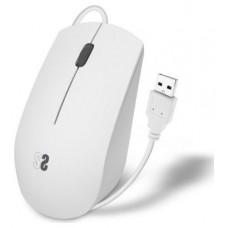 SUBBLIM Ratón Business Silencioso con cable USB 1200 DPI Blanco (Espera 4 dias)