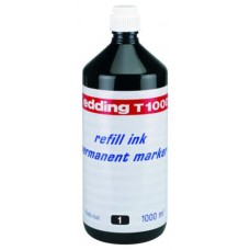 FRASCO TINTA T 1000 PARA RELLENAR 1000ML NEGRO EDDING T1000-01 (Espera 4 dias)