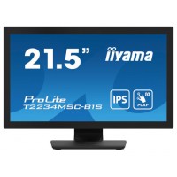 iiyama ProLite T2234MSC-B1S pantalla para PC 54,6 cm (21.5") 1920 x 1080 Pixeles Full HD Pantalla táctil Negro (Espera 4 dias)
