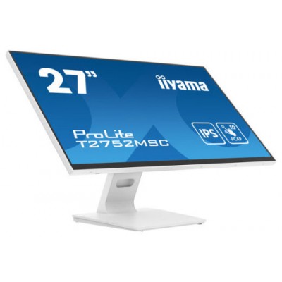 iiyama ProLite T2752MSC-W1 pantalla para PC 68,6 cm (27") 1920 x 1080 Pixeles Full HD LED Pantalla táctil Blanco (Espera 4 dias)