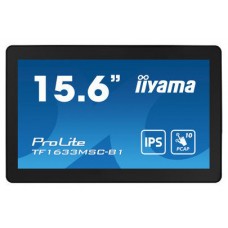 iiyama ProLite TF1633MSC-B1 pantalla para PC 39,6 cm (15.6") 1920 x 1080 Pixeles Full HD Pantalla táctil Negro (Espera 4 dias)