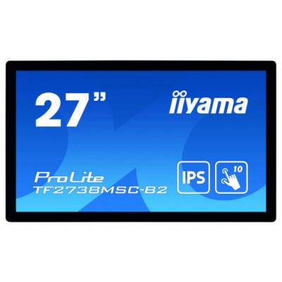 iiyama ProLite TF2738MSC-B2 monitor pantalla táctil 68,6 cm (27") 1920 x 1080 Pixeles Multi-touch Multi-usuario Negro (Espera 4 dias)