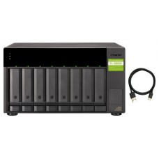 QNAP TL-D800C caja para disco duro externo Carcasa de disco duro/SSD Negro, Gris 2.5/3.5" (Espera 4 dias)