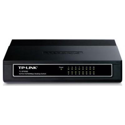 SWITCH NO GESTIONABLE TP-LINK SF1016D 16P ETHERNET