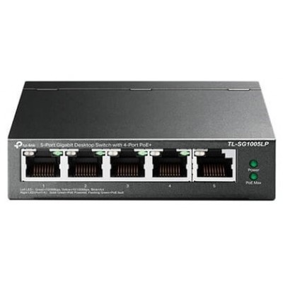 SWITCH NO GESTIONABLE TP-LINK TL-SG1005LP 5P GIGA 4P