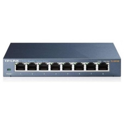 SWITCH NO GESTIONABLE TP-LINK SG108 8P GIGA CARCASA