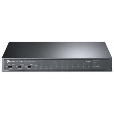 TP-Link TL-SL1311MP switch No administrado Fast Ethernet (10/100) Energía sobre Ethernet (PoE) Negro (Espera 4 dias)