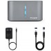 DOCK TOOQ  2xSATA 2.5p/3.5p USB 3.0/3.1 GEN1 GRIS TOOQ