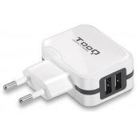 CARGADOR  USB TOOQ PARED 2xUSB 3.4 A(TOTAL) AI-TECH