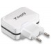 CARGADOR  USB TOOQ PARED 2xUSB 3.4 A(TOTAL) AI-TECH