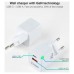 CARGADOR PARED/VIAJE GaN USB-C/PD + USB-A/QC 30W BLANCO TOOQ (Espera 4 dias)