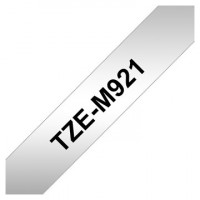 Brother TZe-M921 cinta para impresora de etiquetas Negro sobre metálico (Espera 4 dias)