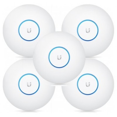 UBIQUITI WIRELESS ACCESS POINT UAP-AC-LITE PoE PARED/TECHO (PACK 5) (Espera 4 dias)