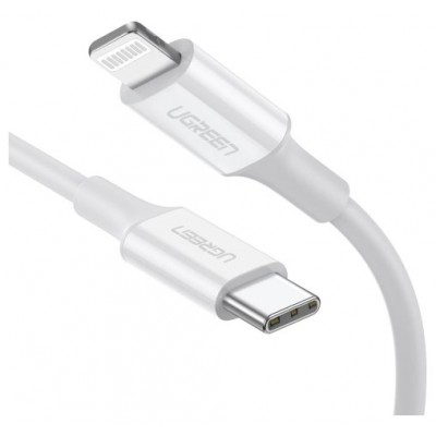 Ugreen 10493 cable de conector Lightning 1 m Blanco (Espera 4 dias)