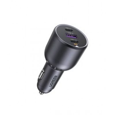 Ugreen 130W 3-Port Fast Car Char gray Auriculares, Ordenador portátil, Teléfono móvil, Portátil, Batería portátil, Teléfono Gris Encendedor de cigarrillos Auto (Espera 4 dias) Ugreen 130W 3-Port Fast Car Char gray Auriculares, Ordenador portátil, Teléfono móvil, Portátil, Batería portátil, Teléfono Gris Encendedor de cigarrillos Auto (Espera 4 dias)