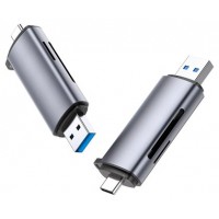 Ugreen 50706 lector de tarjeta USB/Micro-USB Plata (Espera 4 dias) Ugreen 50706 lector de tarjeta USB/Micro-USB Plata (Espera 4 dias)