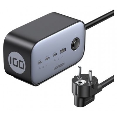 Ugreen DigiNest Pro 1 salidas AC Tipo C 1,8 m 4 3680 W Negro (Espera 4 dias) Ugreen DigiNest Pro 1 salidas AC Tipo C 1,8 m 4 3680 W Negro (Espera 4 dias)