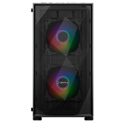 CAJA GAMING MIR B200 BLACK(2*14CM ARGB FRONT+1*12cm