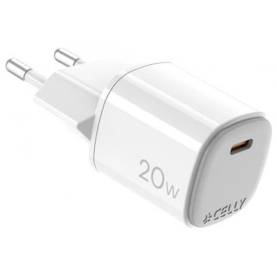Celly Cargador Gan 1 UsbC 20W WH Celly Cargador Gan 1 UsbC 20W WH
