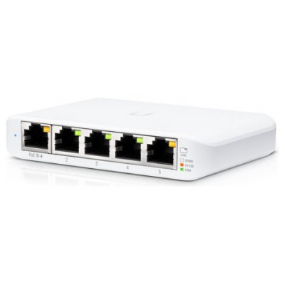UBIQUITI UNIFI SWITCH 5 PUERTOS USW-FLEX-MINI GIGABIT PoE (Espera 4 dias)