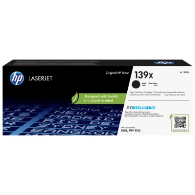 HP LaserJet Cartucho de Tóner Original 139X negro de alta capacidad (Espera 4 dias)