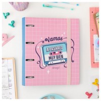 CARPETA CON ANILLAS - VAMOS A PASARLO MUY BIEN MR WONDERFUL (Espera 4 dias)