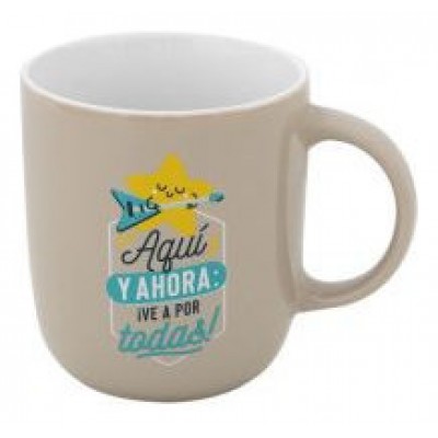 TAZA - AQUÍ Y AHORA: ¡VE A POR TODAS! MR.WONDERFUL WOA11292ES (Espera 4 dias)