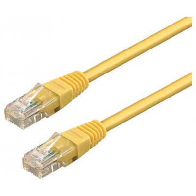 WP WPC-PAT-6U020Y cable de red Amarillo 2 m Cat6 U/UTP (UTP) (Espera 4 dias)