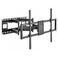 AISENS - SOPORTE PRO GIRATORIO, INCLINABLE Y NIVELABLE PARA MONITOR/TV 120KG DE 60-120, NEGRO