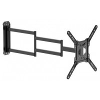 AISENS - SOPORTE ECO GIRATORIO, INCLINABLE Y NIVELABLE PARA MONITOR/TV 35KG DE 23-65, NEGRO