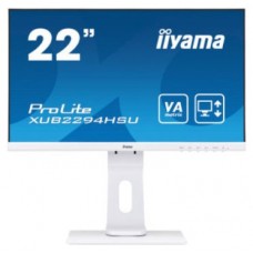 MONITOR IIYAMA 21,5" XUB2294HSU-W2, FHD, 75HZ, 4 MS, VGA, HDMI, DISPLAYPORT,ALT, REG ALT, GIRO, INCL (Espera 4 dias)