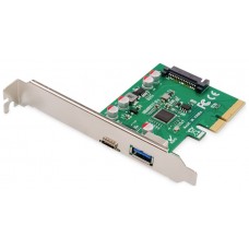 DIGITUS TARJETA PCIE USB TYPE-C + USB-A DIGITUS TARJETA PCIE USB TYPE-C + USB-A