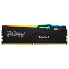 DDR5 32 GB 5600 Mhz. FURY BEAST RGB KINGSTON (Espera 4 dias)