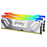 MEMORIA KINGSTON 48GB 8400MT/S DDR5 CL40 CUDIMM (KIT OF 2) FURY RENEGADE RGB WHITE XMP - KF584CU40RWAK2-48 (Espera 4 dias)